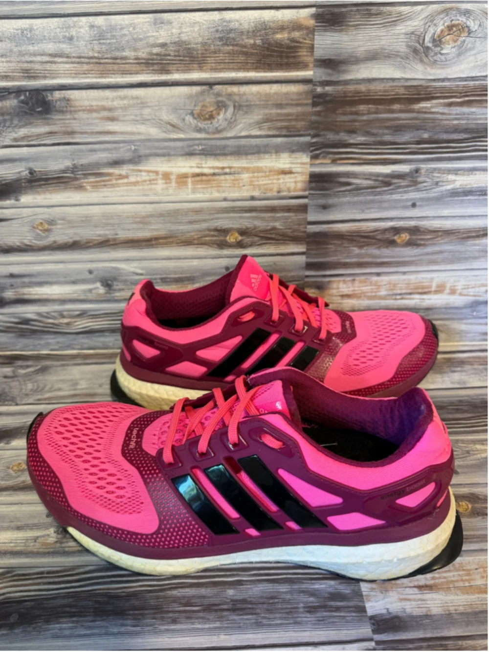 Adidas Womens Energy Boost 2.0 ESM Running Shoes Solar Pink size 8.5